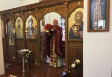 Света Литургија во манастирот Свети Наум Охридски во Роклин (25-та Недела по Педесетница)