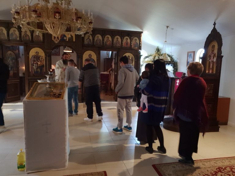 Света Литургија во манастирот Свети Прохор Пчински во Донибрук (26-та Недела по Педесетница)