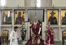 Архиерејска вечерна богослужба и Света Литургија во Соборната црква во Сиденхам