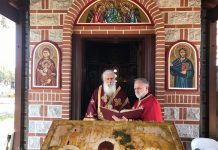 Архиерејска Света Литургија во црквата Света Троица во Саутерланд