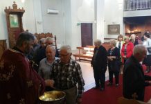 Света Литургија во црквата Свети Никола во Престон (24-та Недела по Педесетница)