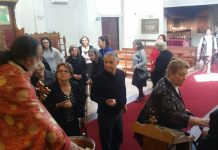 Света Литургија во црквата Свети Никола во Престон (25-та Недела по Педесетница)