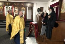 Архиерејска вечерна богослужба во црквата Света Богородица – Пречиста во Ливерпул