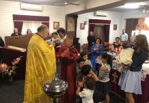 Света Литургија во црквата Света Богородица – Пречиста во Ливерпул (24-та Недела по Педесетница)