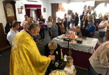 Света Литургија во црквата Свети Богородица – Пречиста во Ливерпул (25-та Недела по Педесетница)