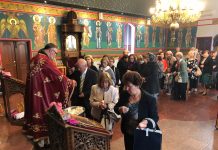 Света Литургија во црквата Свети Илија во Футскрај