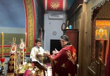 Света Литургија во црквата Свети Илија во Футскрај (25-та Недела по Педесетница)