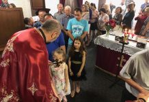 Света Литургија во црквата Света Богородица – Пречиста во Ливерпул (23-та Недела по Педесетница)