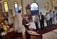 Света Литургија во црквата Света Злата Мегленска во Хоперс Кросинг (27-ма Недела по Педесетница)