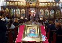 Света Литургија во црквата Света Петка во Мил Парк (27-ма Недела по Педесетница)