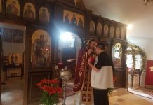 Света Литургија во манастирот Свети Прохор Пчински во Донибрук