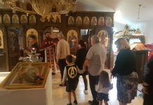 Света Литургија во манастирот Свети Прохор Пчински во Донибрук (31 Недела по Педесетница)