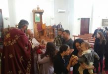 Света Литургија во црквата Свети Никола во Престон (27-ма Недела по Педесетница)