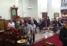 Света Литургија црквата Свети Никола во Престон (28-ма Недела по Педесетница)