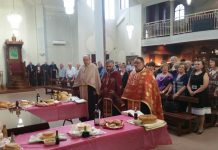 Молитвено одбележан храмовиот празник во црквата Свети Никола во Престон