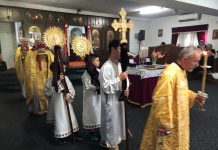 Света Литургија во црквата Света Богородица – Пречиста во Ливерпул (27-ма Недела по Педесетница)