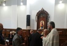 Света Литургија во црквата Свети Димитриј Солунски во Спрингвајл (31 Недела по Педесетница)