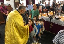 Света Литургија во црквата Света Богородица – Пречиста во Ливерпул