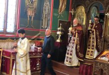 Света Литургија во црквата Свети Пророк Илија во Футскрај (27-ма Недела по Педесетница)