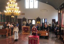 Света Литургија во црквата Свети Пророк Илија во Футскрај (29-та Недела по Педесетница)