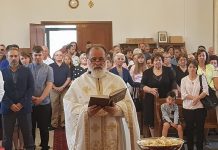 Божик во Црквата Света Злата Мегленска во Хоперс Кросинг