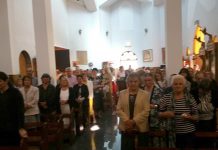 Божик во црквата Свети Димитриј Солунски во Спрингвајл