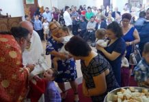 Божик во црквата Свети Никола во Престон