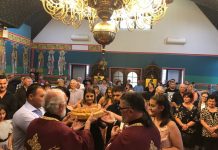 Вечерна богослужба на Бадник во предвечерието на Раѓањето Христово во црквата Свети Илија во Футскрај