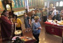 Света Литургија во црквата Свети Илија во Футскрај (Обрезание Господово)