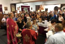 Вечерна богослужба на Бадник во предвечерието на Раѓањето Христово во црквата Света Богородица – Пречиста во Ливерпул