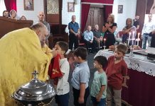 Света Литургија во црквата Света Богородица - Пречиста во Ливерпул (Недела 36 по Педесетница)