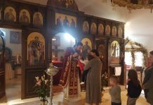 Света Литургија во манастирот Свети Прохор Пчински во Донибрук (37 Недела по Педесетница)