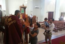 Света Литургија во црквата Свети Никола во Престон (Недела 36 по Педесетница)