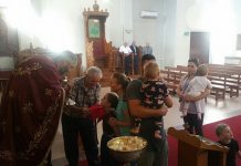 Света Литургија во црквата Свети Никола во Престон (Недела на Блудниот син)