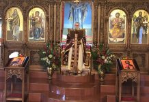 Света Литургија во црквата Свети Илија во Футскреј