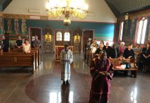 Света Литургија во црквата Свети Илија во Футскрај (37 Недела по Педесетница)