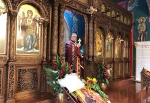 Света Литургија во црквата Свети Илија во Футскреј (Сретение Господово)