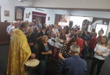 Света Литургија во црквата Света Богородица - Пречиста во Ливерпул (Тодорова сабота)