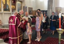 Света Литургија во Соборната црква во Сиденхам (Тодорова сабота)