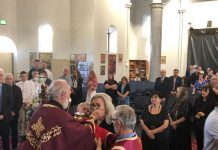 Света Литургија во Соборната црква во Сиденхам (Втора Недела од Великиот пост)