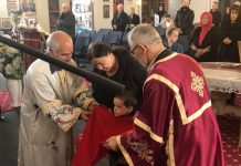 Света Литургија во Соборната црква во Сиденхам (Крстопоклона недела)