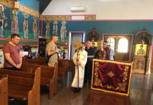 Света Литургија во црквата Свети Илија во Футскреј (Втора Недела од Великиот пост)