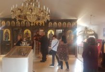 Света Литургија во манастирот Свети Прохор Пчински во Донибрук (Прочка)