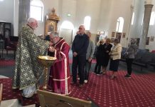 Литургија на Претходно осветени дарови и акатист во Соборната црква во Сиденхам