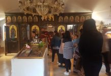 Света Литургија во манастирот Свети Прохор Пчински во Донибрук (Недела на Православието)