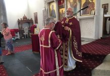 Литургија на Претходно осветени Дарови во Соборната црква во Сиденхам