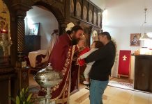 Света Литургија во манастирот Свети Прохор Пчински во Донибрук (Крстопоклона недела)