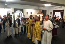 Света Литургија во црквата Света Богородица – Пречиста во Ливерпул (Прочка)