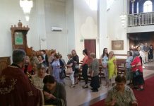 Света Литургија во црквата Свети Никола во Престон (Месопусна недела)