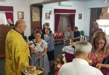 Света Литургија во црквата Света Богородица – Пречиста во Ливерпул (Лазарева Сабота)